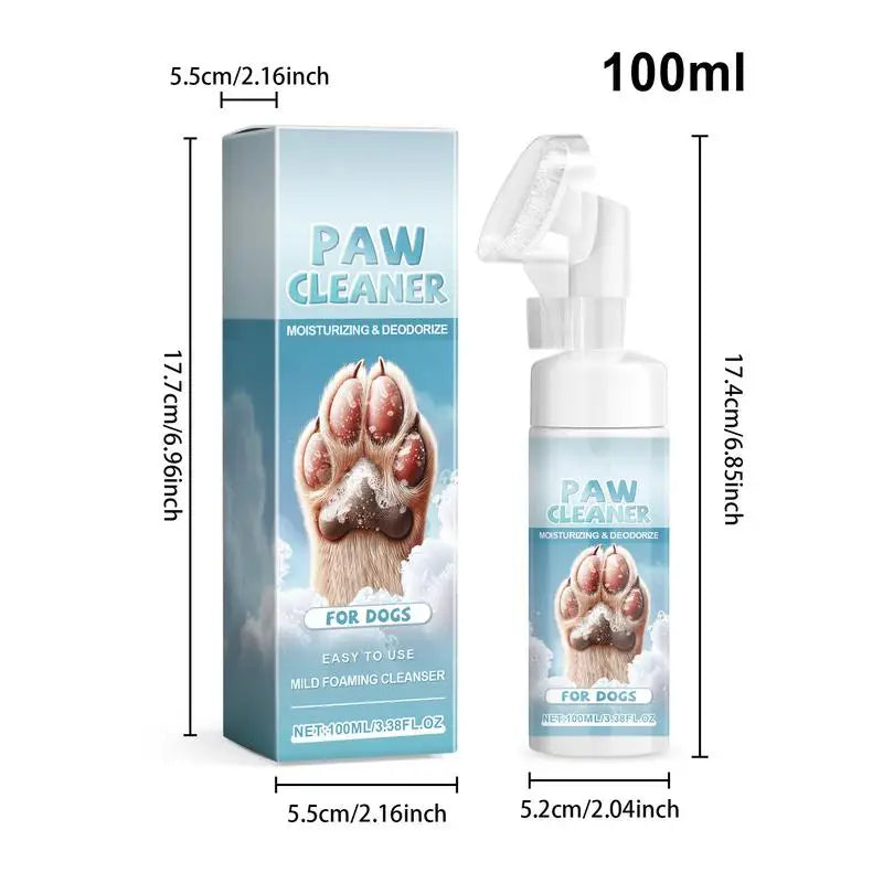 Paw Scrubber For Dogs Non-irritating Dog Paw Washer Dog Paw Brush Effective Foaming Cleanser Dog Paw Scrubber For Small Medium