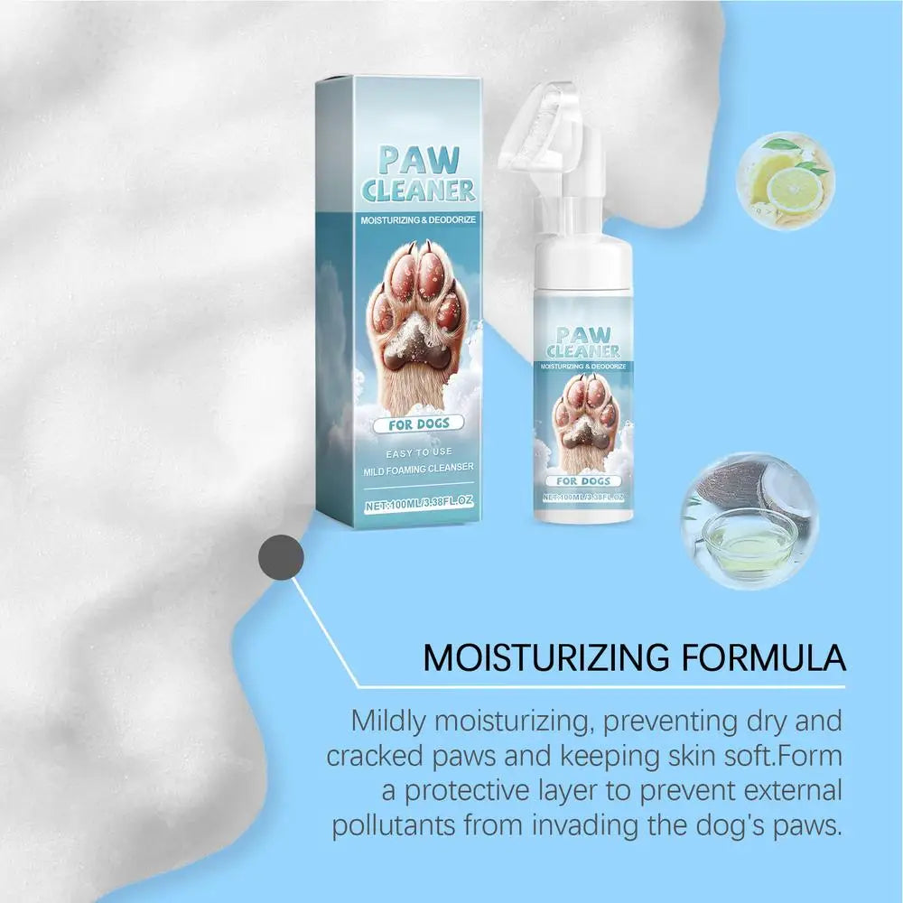 Paw Scrubber For Dogs Non-irritating Dog Paw Washer Dog Paw Brush Effective Foaming Cleanser Dog Paw Scrubber For Small Medium